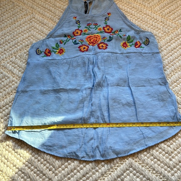 Blu Pepper Embroidered Tank Top - Picture 8 of 8